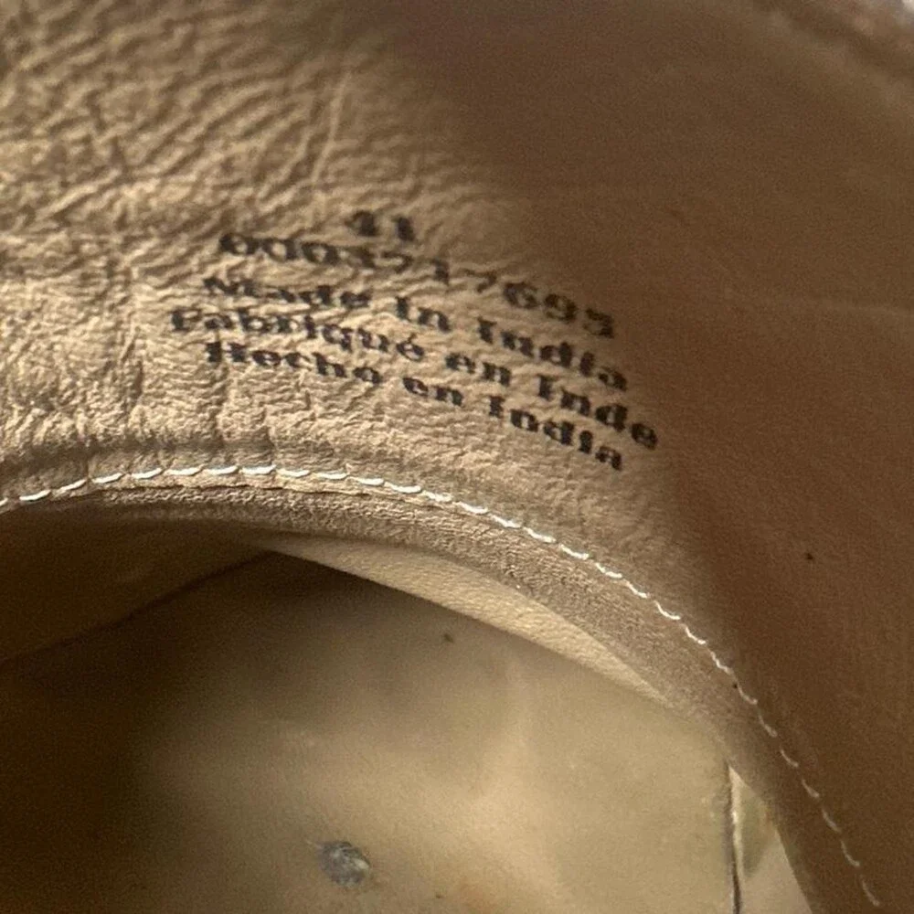 Free People Women's Tan and Cream Loafers